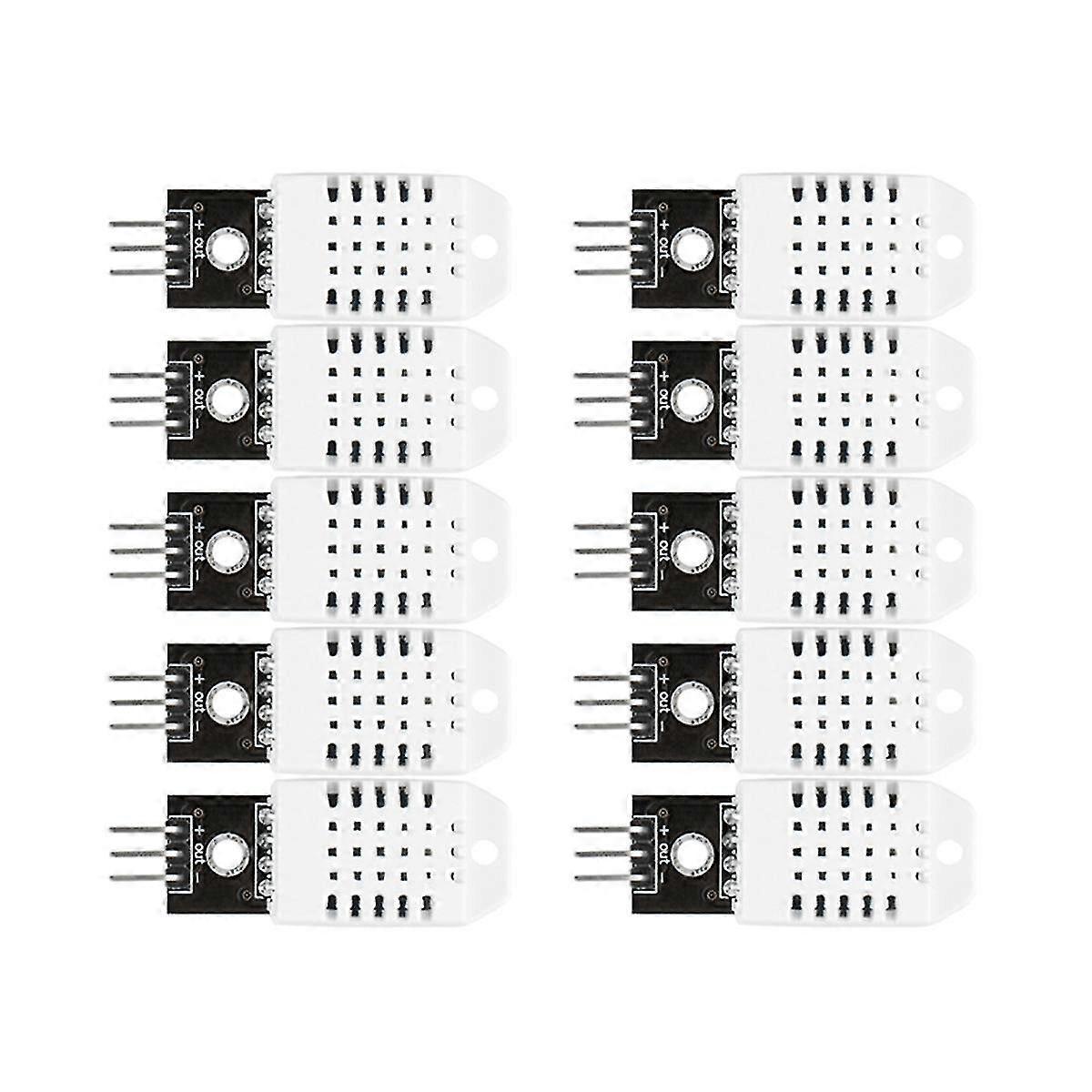 10 Pcs Dht22 Digital Temperature And Humidity Sensor Temperature And Humidity Module Electronic Bui