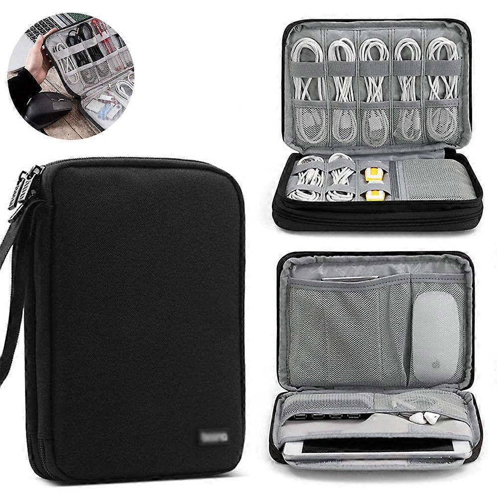 1 pcs Travel Electronics Organizer Portable Cable Organizer Bag for Storage Electronic A