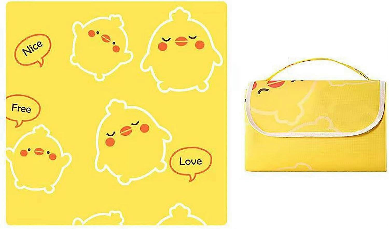 Picnic Blanket Mini Bag Beach Mat Foldable Light Waterproof