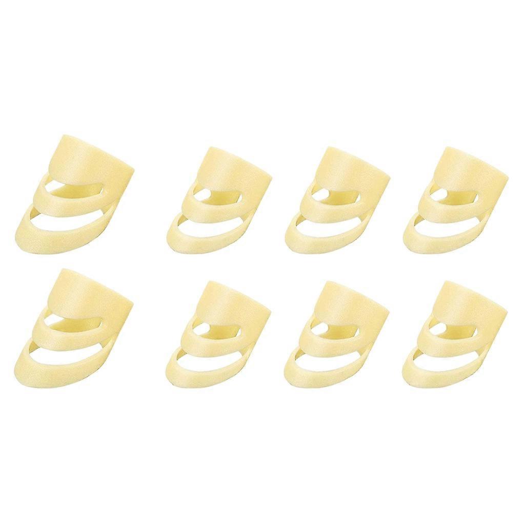 8pcsアラスカギターピック調整可能なフィンガーピックミディアムおよびラージアラスカピック