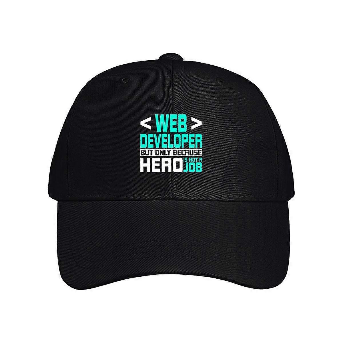Web Developer But Only Because Hero Baseball Cap