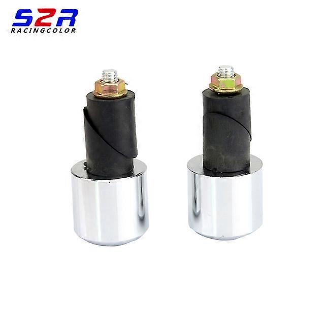 2pcs 7/8 inch Motorcycle Handlebar Balanced Plug Universal Handle Bar End Grips Slider 22 mm Solid Iron For Honda Suzuki Yamaha