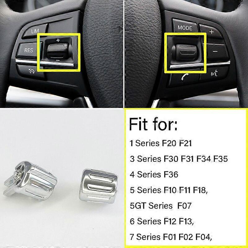 Stříbrné multifunkční ovládací knoflík na volantu pro BMW 3 4 5 GT 6 7 Series F30 F35 F34 F36 F10 F11 F12 F07 F01 F02 Řízení vozidla Whee