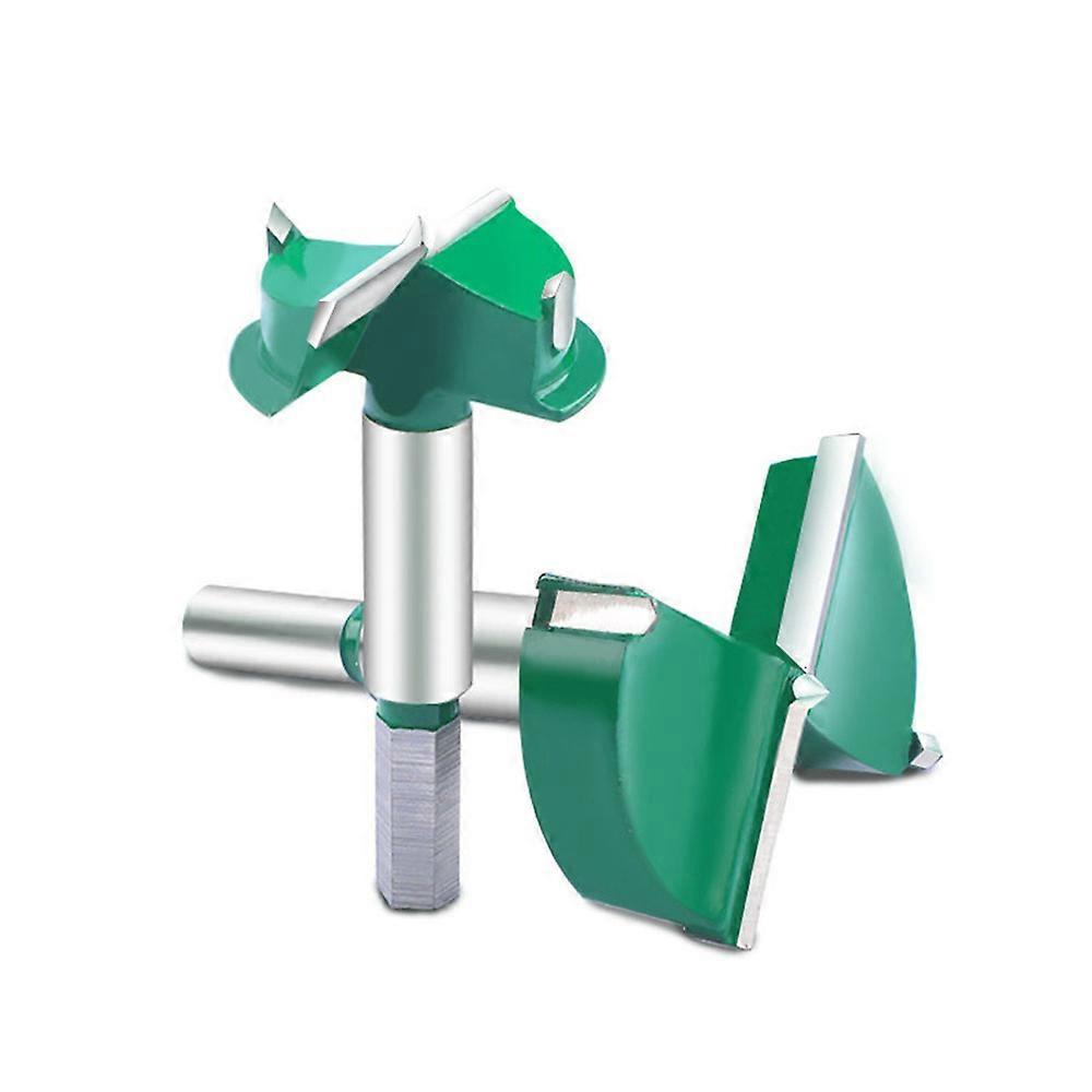 1Pc 15-60mm Forstner Drill Bit 2 Flutes Carbide Tip Auger Woodworking Hole Saw Wooden Opener For Power Tools Drill Bits