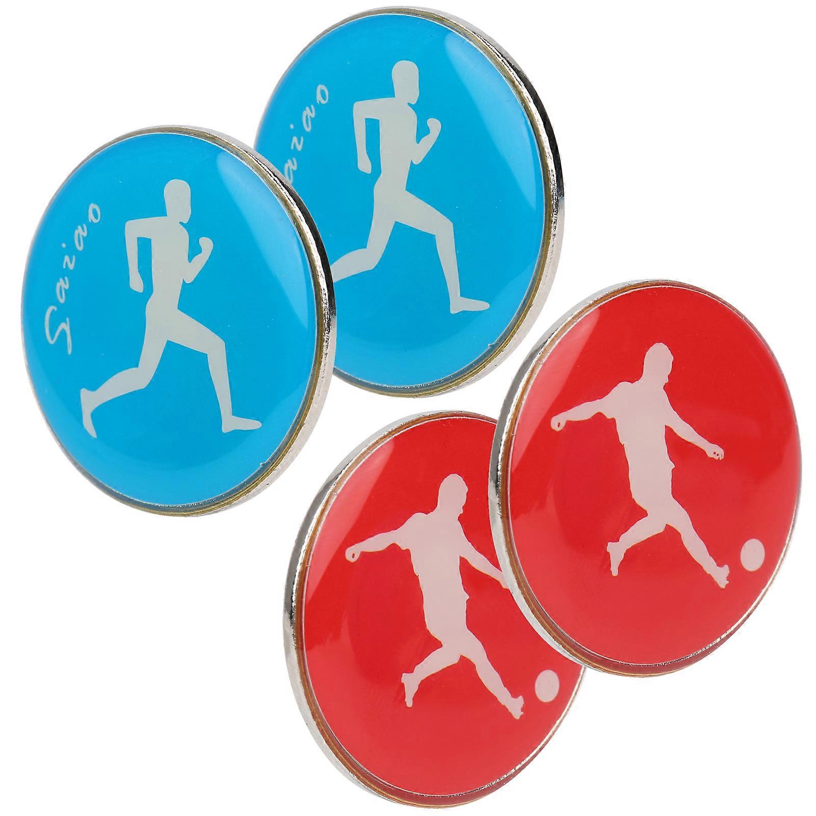 4db kétoldalas játékvezetői dobás érme kompatibilis a foci futball röplabda asztalitenisz dobás érme