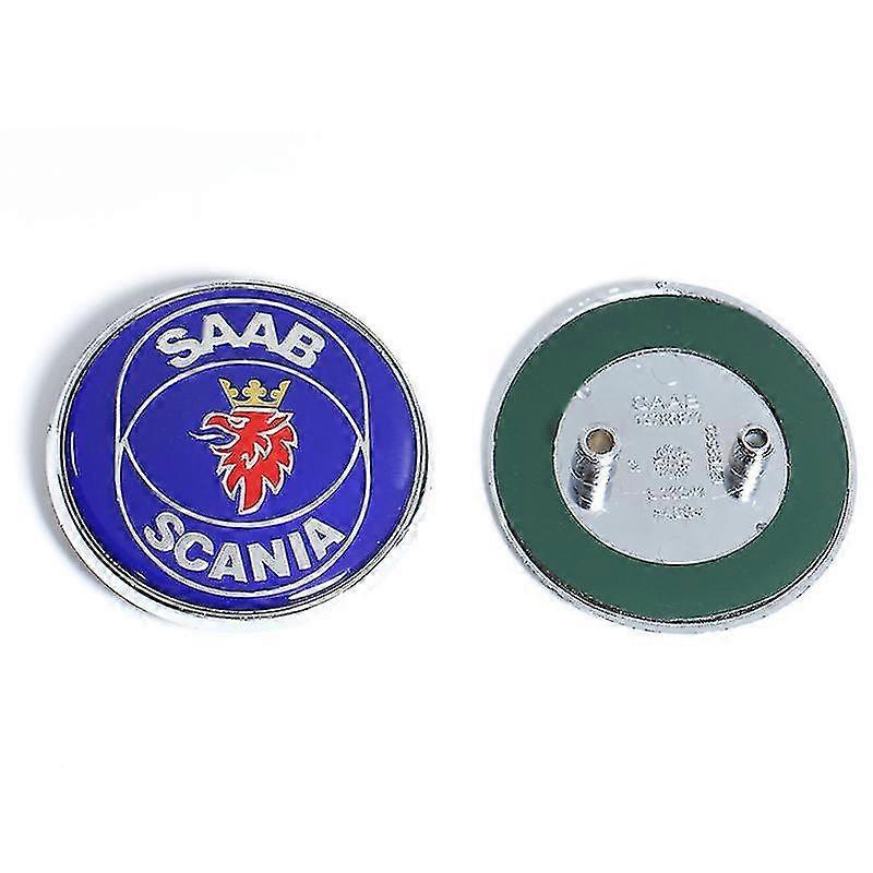 68mm 2 3 καρφίτσες Saab αυτοκίνητο μπροστινό καπό καπό λογότυπο πίσω προφυλακτήρα πορτμπαγκάζ σήμα για Saab 9 3 9 5 9-3 9-5 Saab αυτοκόλλητο έμβλημα αξεσουάρ -xx - MXBC