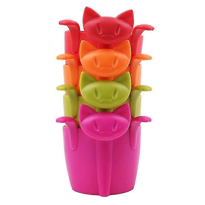 Cat Shape Tea Infuser Plastic Strainer Hole Filter Tea Drain