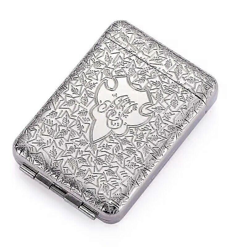 PeakyBlinders Creative 3 Sided Engraved Men's Open Alloy Cigarette Case