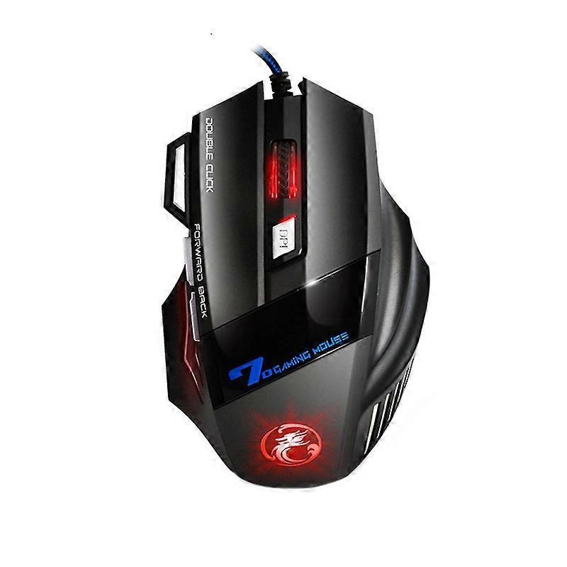 Xh  Imice X7 Gaming Mouse Ergonomic Design 7 Button Abs Double-click Key Optical Mouse For Computer