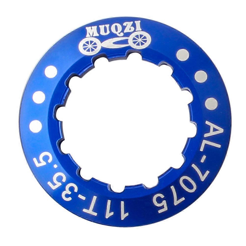 Aluminum Alloy Flywheel Cover Replacement Screw Nut Fixed Cover for Mountainous Highway Folding (Blue)