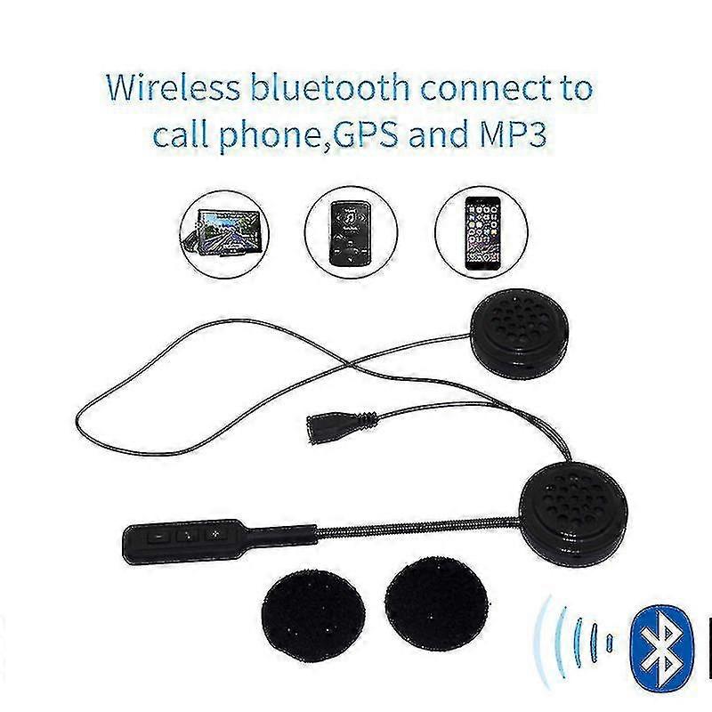 Mh01 Motorcycle Helmet Wireless Bluetooth Headset