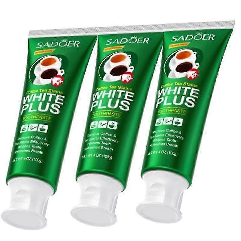 3x Deep Clean Whitening Toothpaste Helps remove stains | Removes plaque | Clinically proven | Fights cavity
