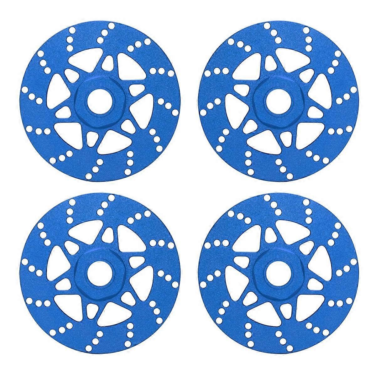 4pcs Whirlwind Brake Disc Wheel Hex Hub 17mm for Arrma 1/7 Infraction Limitless Felony 1/8 RC Upgrade Parts Blue