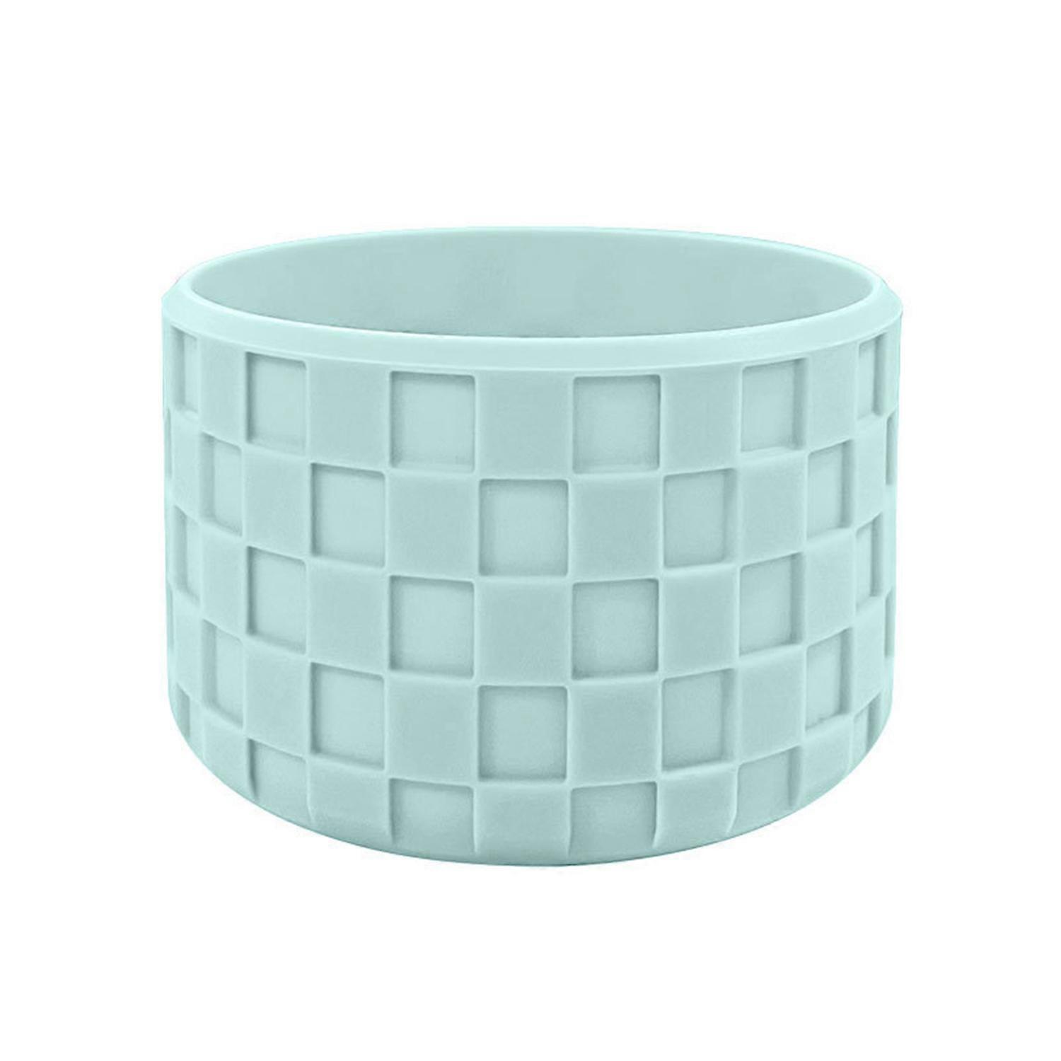 Silicone Cup Protective Cover Plaid Texture Tumbler Boot for IceFlow Anti-Slip Bottom Sleeve Cover