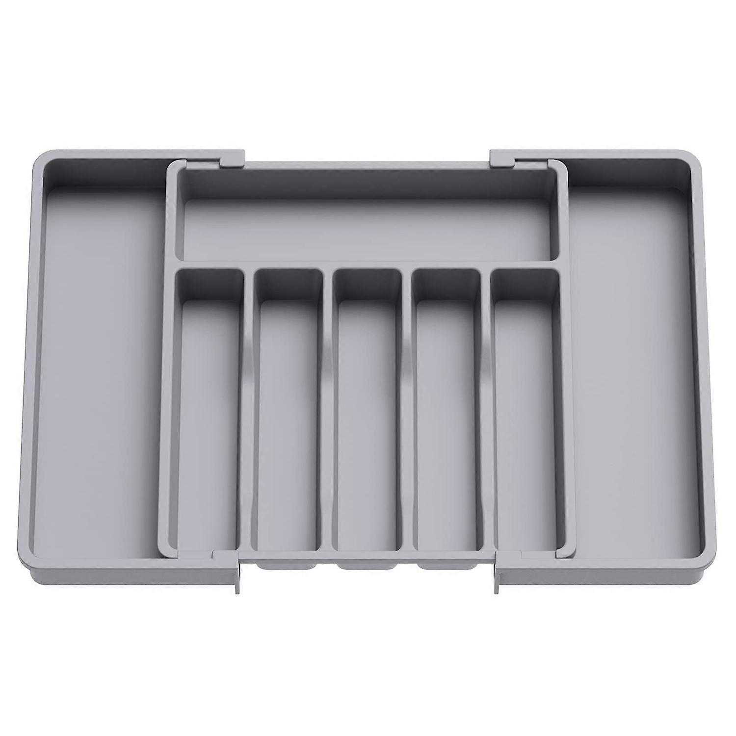 Cutlery Storage Box Classification Organization Expandable Large Capacity Multi Compartments