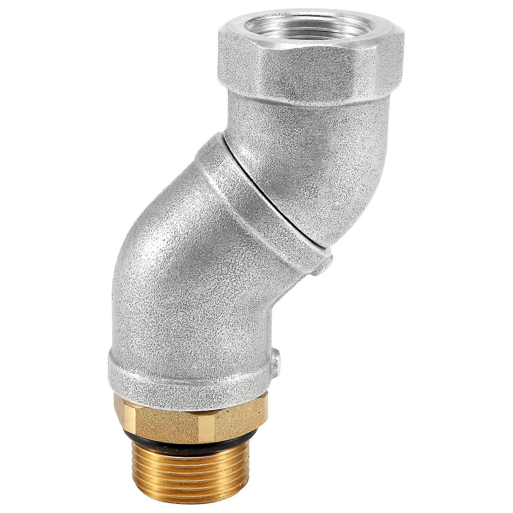 1 Inch Fuel Hose Swivel Connector 360 Rotating Adapter for Multi-Plane Fuel Nozzle