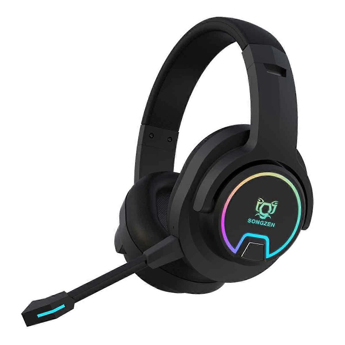 Wireless headphones Mars Gaming MHW-100 Black ARGB FLOW MICROPHONE ENP Removable