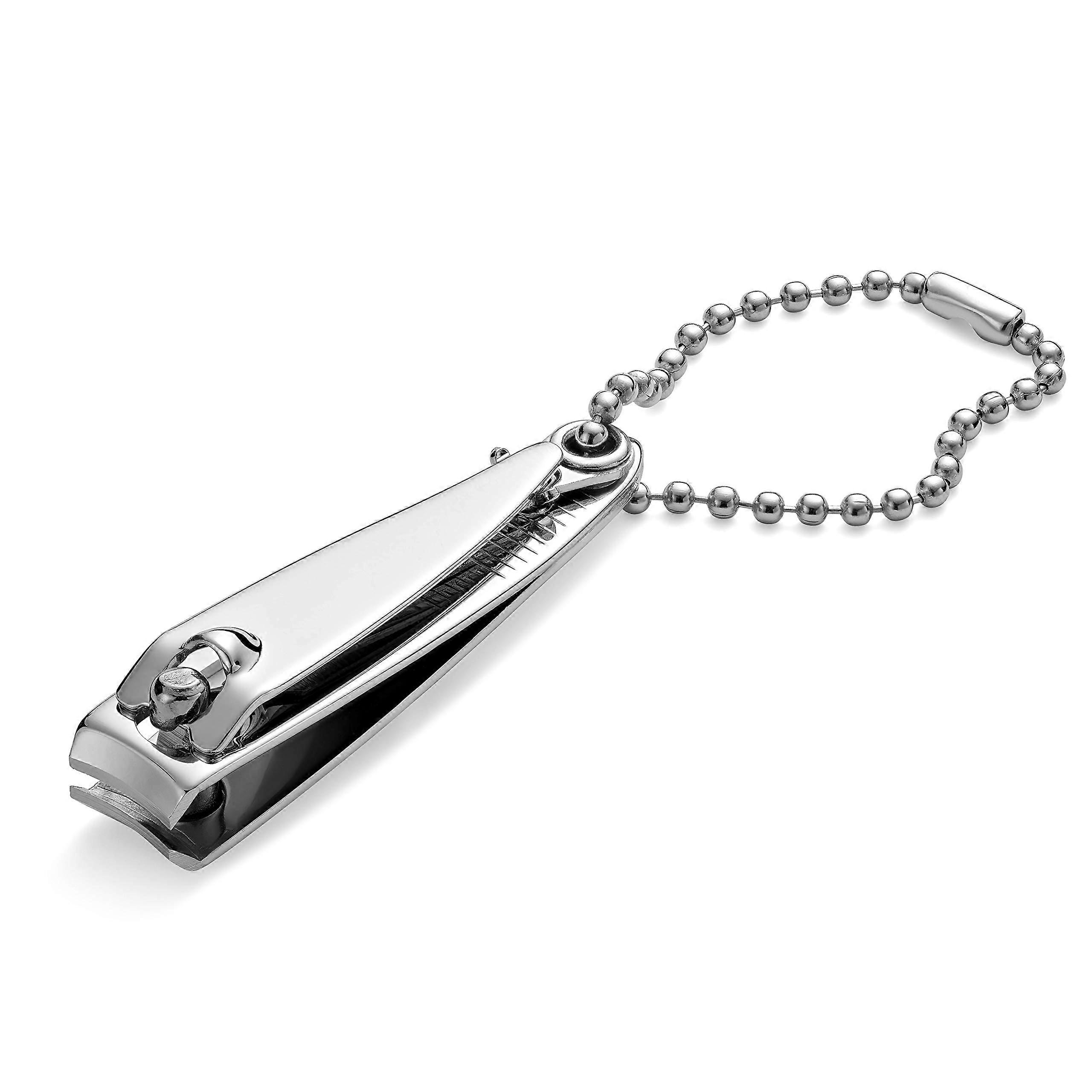 Sharp Nail Clippers Ergonomic Stainless Steel Non Slip Grip For Fingernails And Toenails