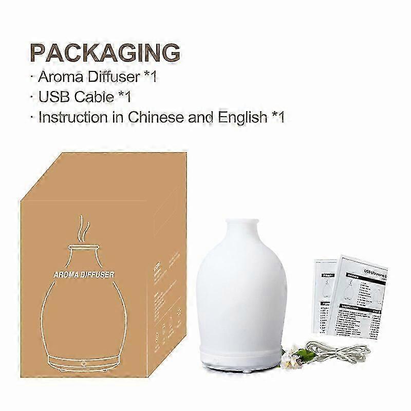 Eterisk olje diffusor rotting aroma tåke luftfuktere aromaterapi