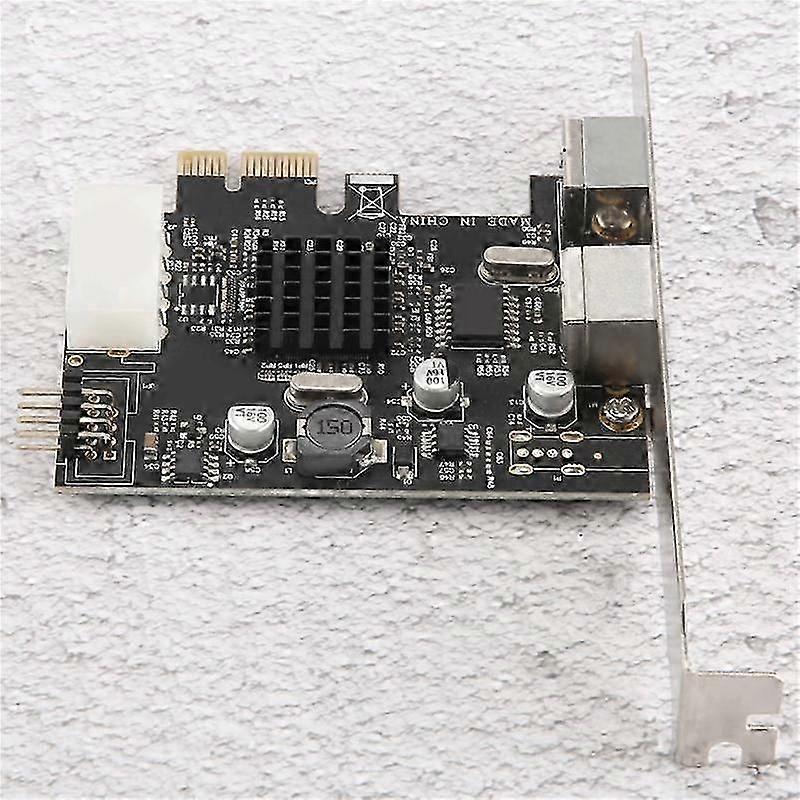 PCI-E Dual Port PS2 Expansion Adapter Card External PS2 Device Expansion Card Driver-Free Plug and