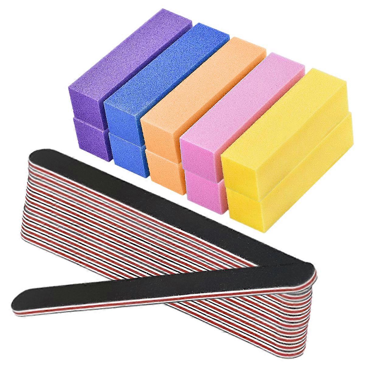 Nail File and Buffer Set, Emery Boards, Nail Care Kit