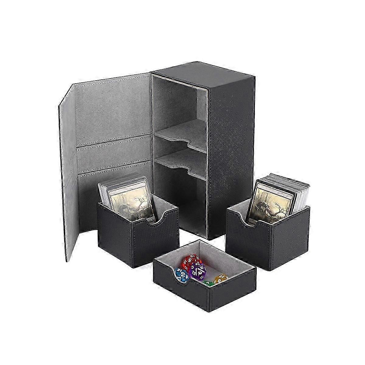 Multifunction Case Container Card Box Card Protector Card Deck Boxes Holds 200+ Card Carrying Organ