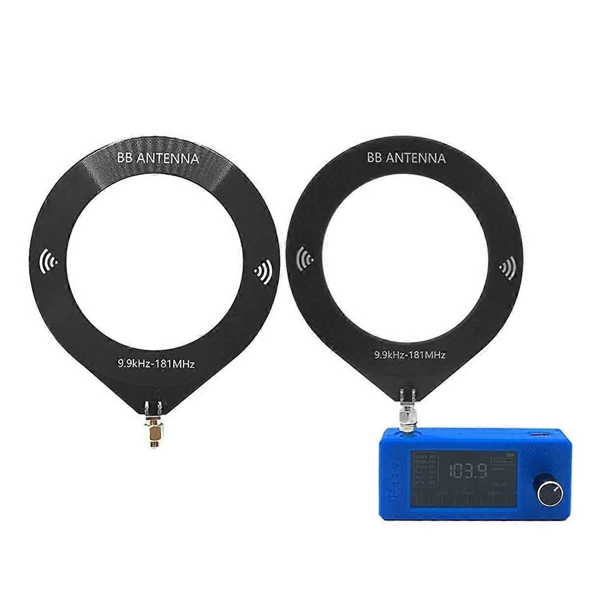 SI4732 Mini Radio Receiver 9.9KHz-181MHz+2XLoop Antenna Portable Shortwave Radio Receiver SW LW AM FM SSB SI4732 Radio B