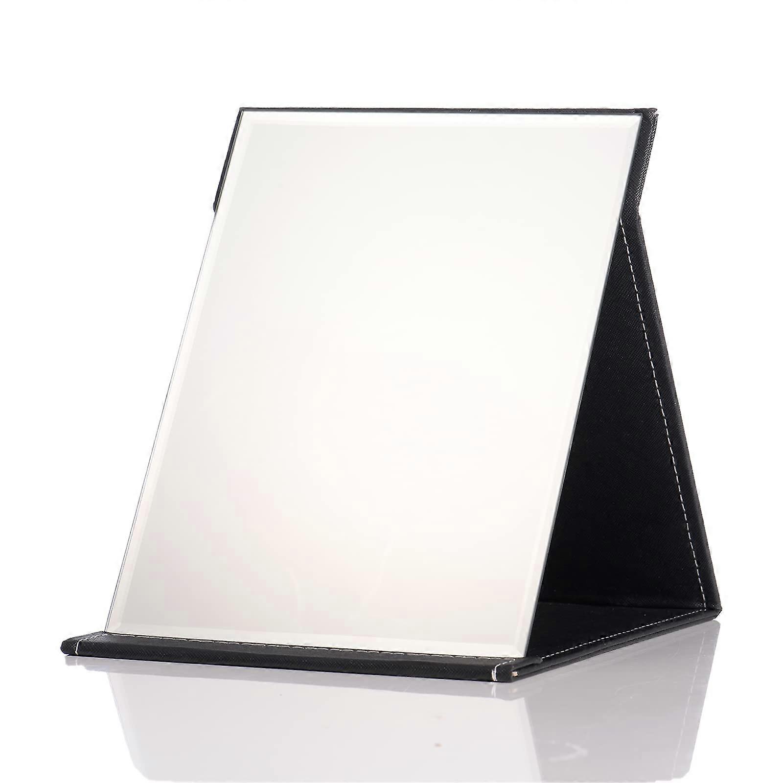 Foldable Makeup Mirror for Travelling Camping - Compact Size, Lightweight Design, Double-Sided, Portable Travel Accessory