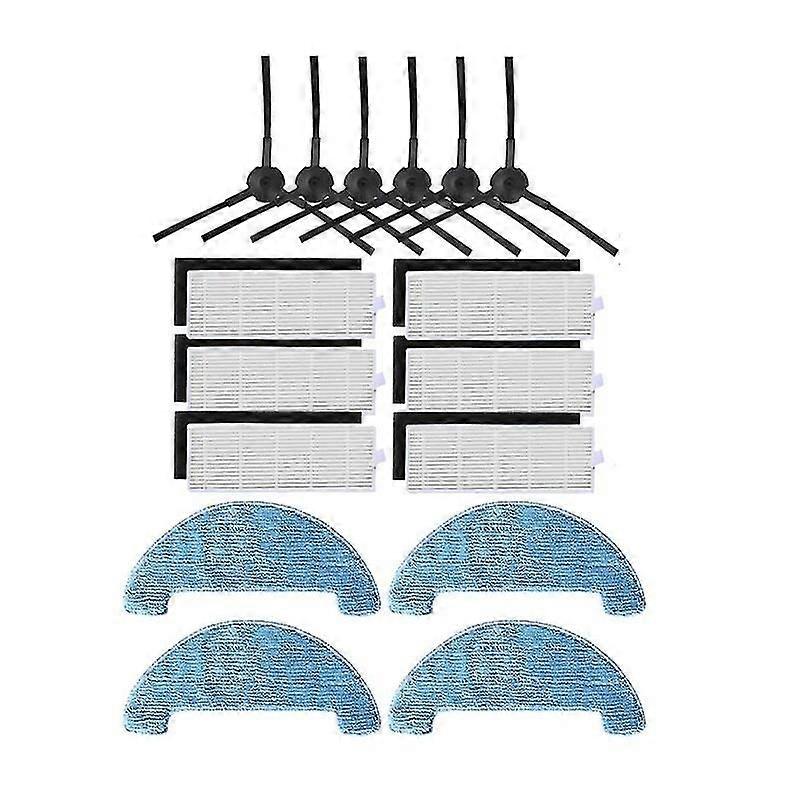 Robot Side Brush Hepa Filter Mop Cloths Rags for ZACO A6 A8s Ilife A6 A8 Vacuum Cleaner Spare Parts Brushes Cleaning Mop cloth~1518