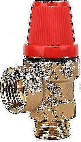 1/2 "オス圧力リリーフバルブ - 水/オイル/ガス(3バール)真鍮安全バルブ