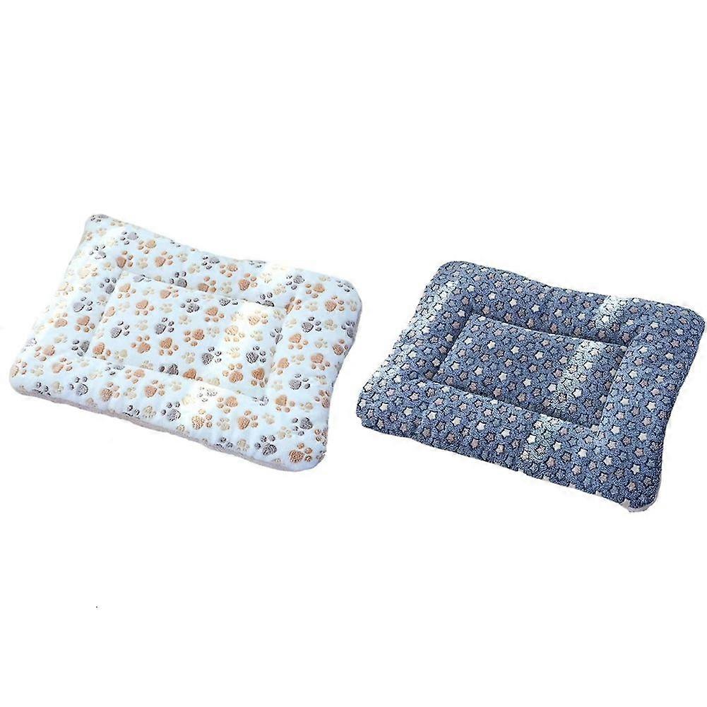Warm Cat Pad Dog Kennel Pad Crate Mat Non-Slip Cat Bed Multifunctional Pet Sleeping Mat for Small K