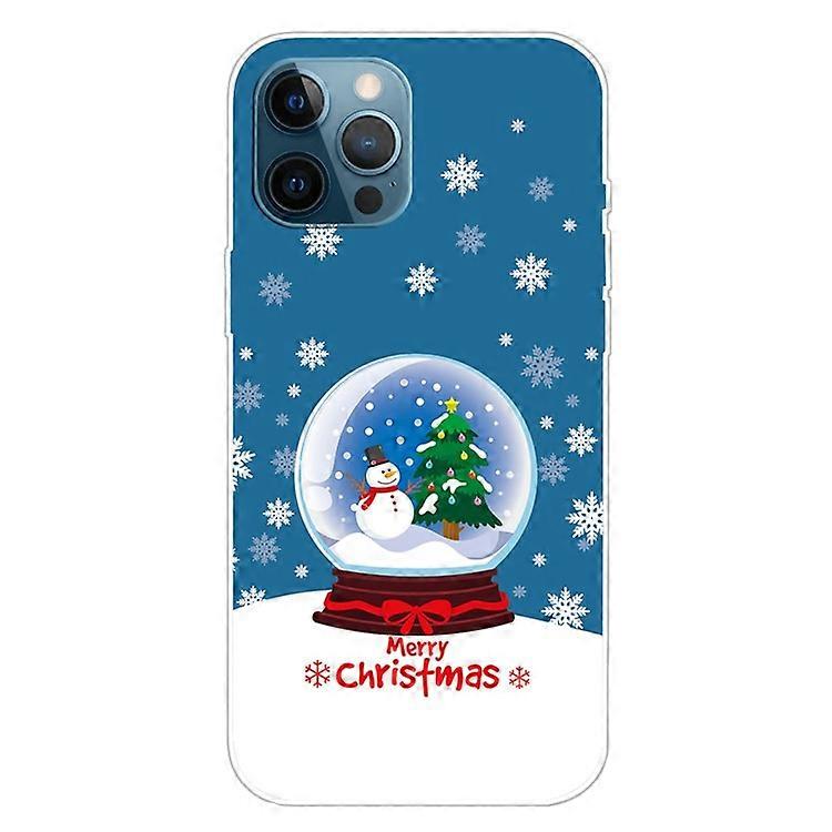 Compatible For iPhone 16 Pro Case Christmas Pattern Printing Soft TPU Phone Cover