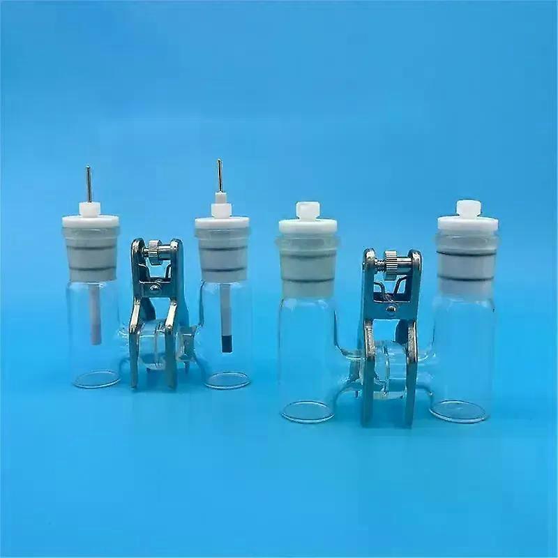 Shibingsheng Small capacity replaceable membrane H-type electrolytic cell/CH2010 H-type sealed electrolytic cell/Two electrode system