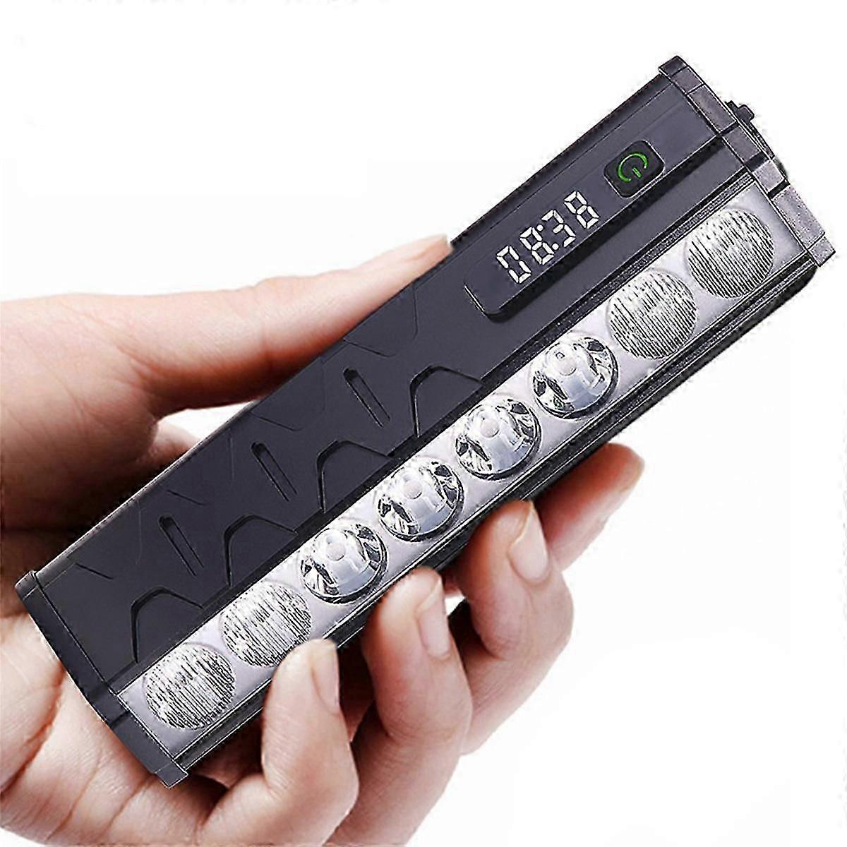 Ultra Parlak Bisiklet Işığı 15000 Lümen Ön Bisiklet Işığı Şarj Edilebilir Su Geçirmez El Feneri Yol Bisikleti Lambası Aksesuarları