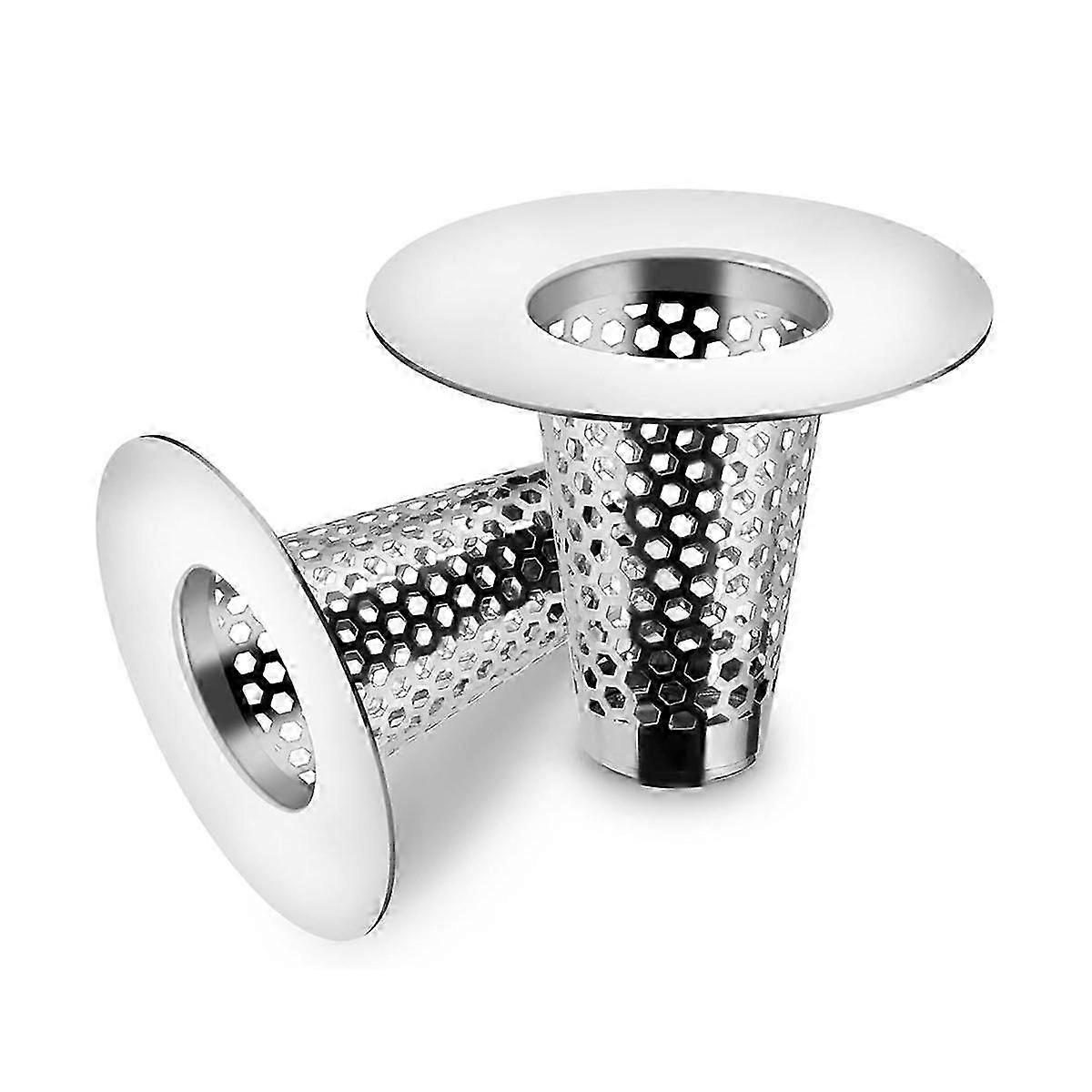 مصافي تصريف بالوعة الحمام ، ماسك شعر مسامي صغير مخروطي ممتاز من الفولاذ المقاوم للصدأ ، مجفف فاي