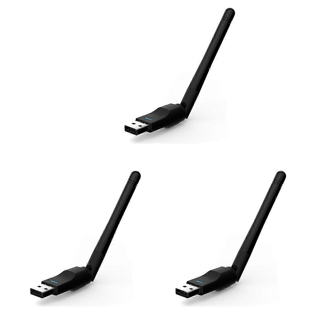 3X NIC Receiver Driver-Free USB Wireless Wifi NIC Receiver PC Laptop Wifi External Transmitter