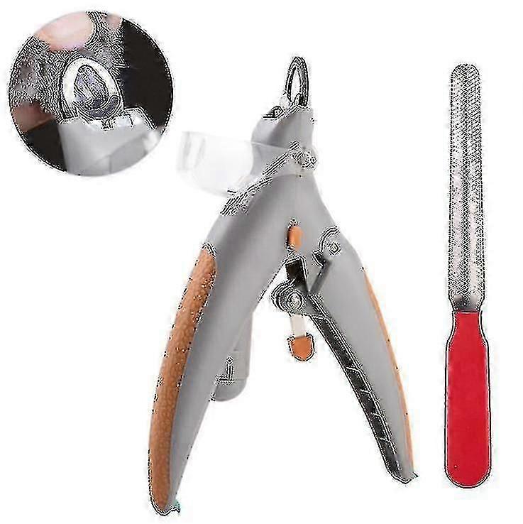 Illuminated Cat Pet Nail Clippers Led Light 5x Magnification,with Nail File