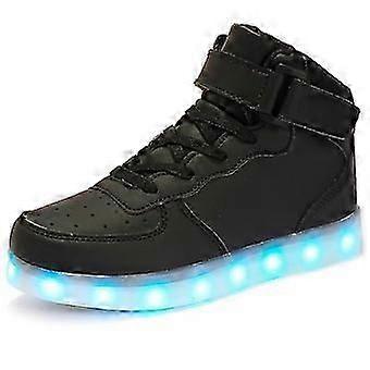 Děti Chlapci Dívky Cool Led Light Up Boty Svítivé Blikající Tenisky Dárek