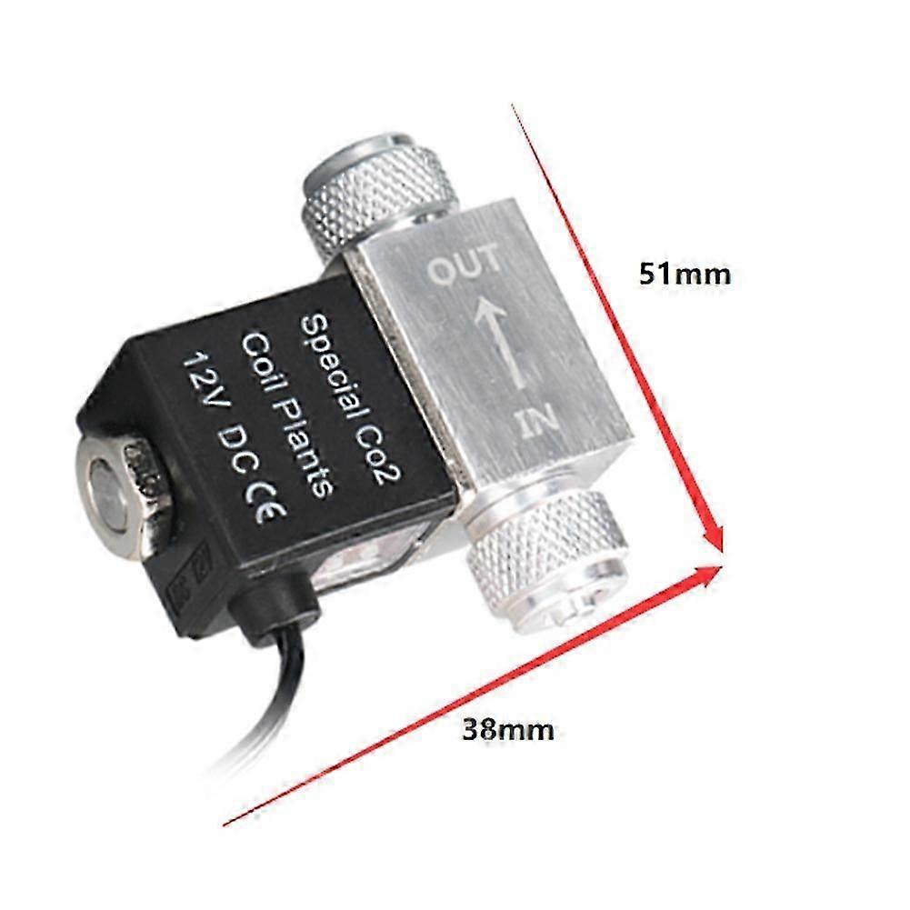 Low Temperature CO2 Solenoid Valve Regulator for Aquarium Fish Tank - Precision Electromagnetic Control