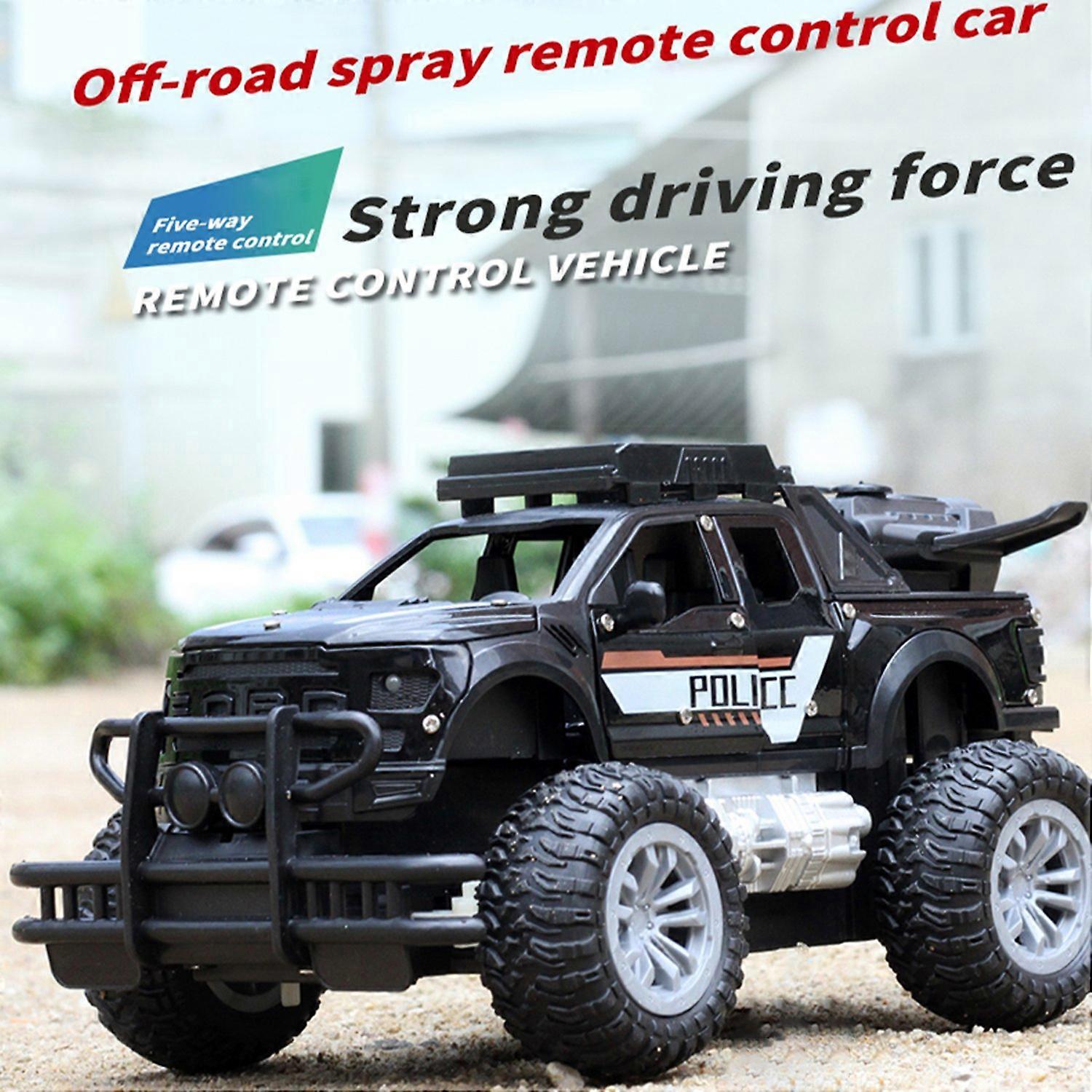Remote Control Car, 1:18 Scale All Terrain Water Bomb Shooting Remote Control Car, Rechargeable Elec