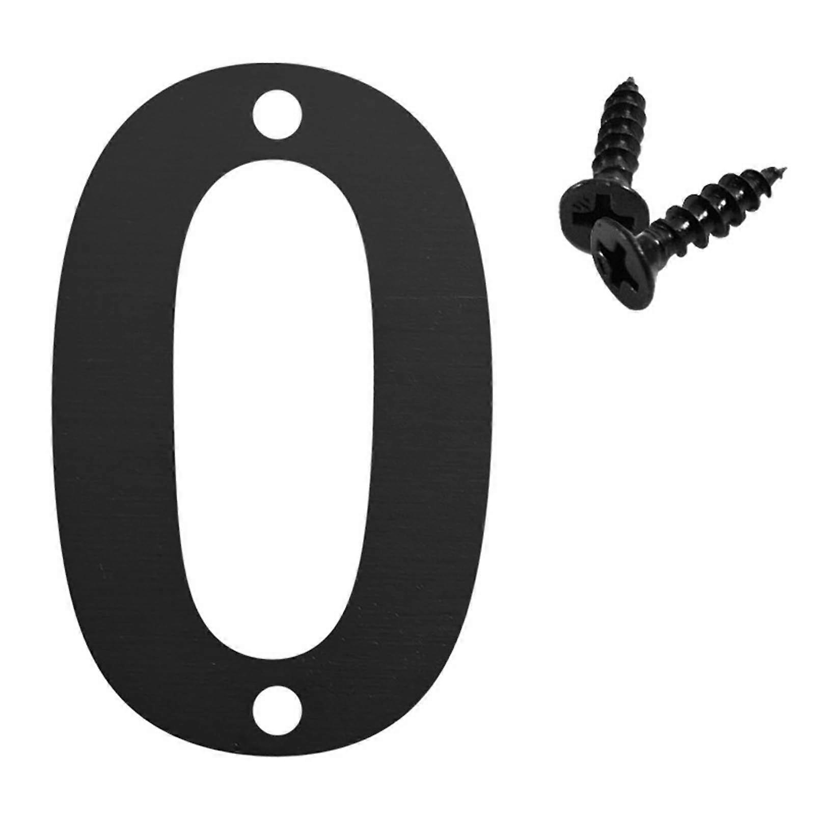 3-Inch Floating Address House Number, Modern Metal Letters for Garden, Garage, Mailbox & Signage HarmonyHub538