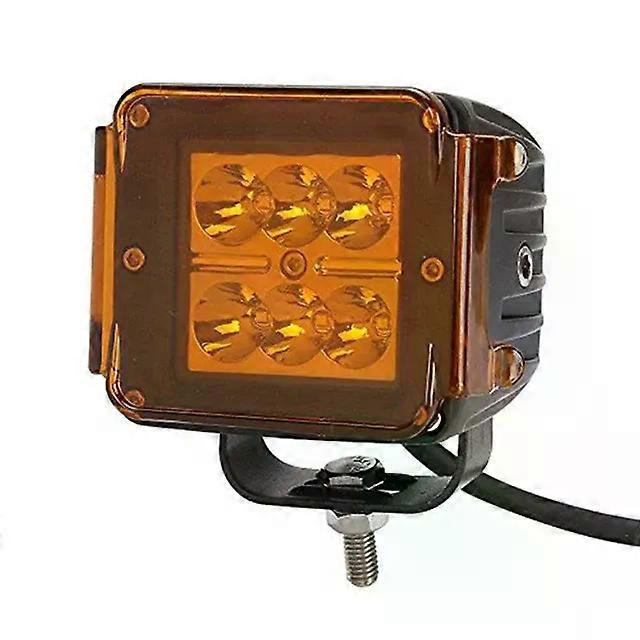 1pc Led Work Light Lens Cover Protect Dust Proof Amber Black Red Green Blue compatible for 3x3" inch 12W 18W 24W Square Cube Pods Fog Lamp