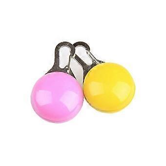 6 Pieces LED Luminous Pendant Collar, Flashing Safety Collar Flashing Light for Dog Cat Pet Runners Joggers Walkers Bicyclists