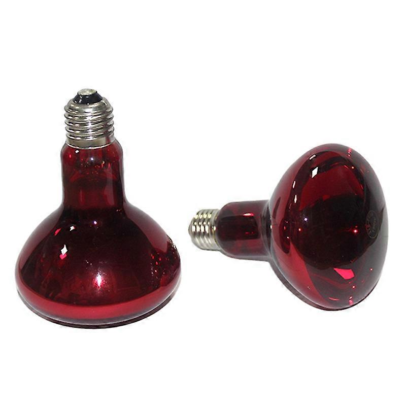 2 Pcs 100W Reptile Heater Bulbs, Infrared Bulbs, for Turtles and More