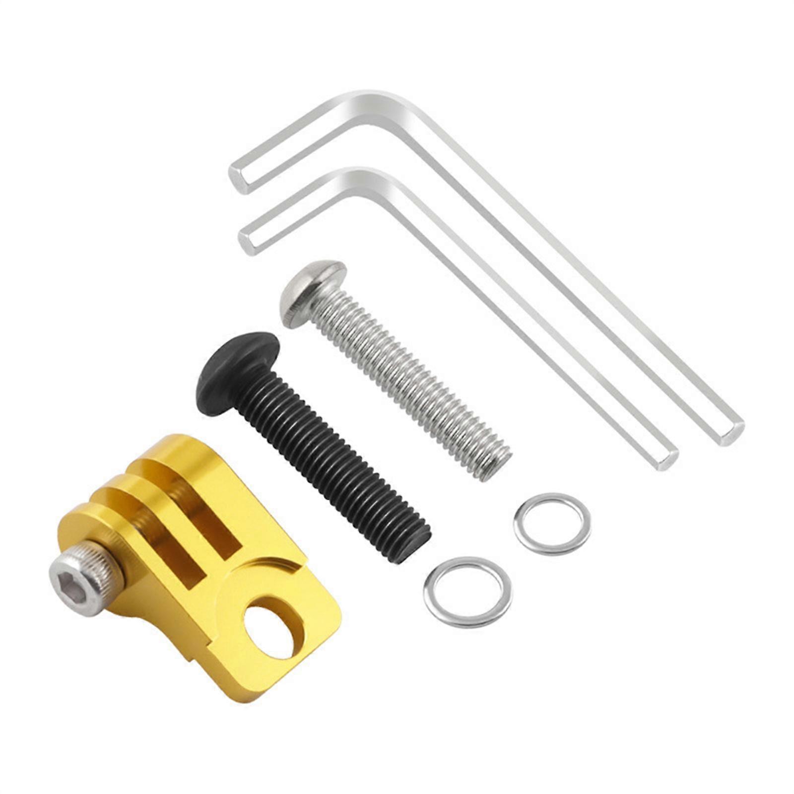 Folding Bike Light Mount Brackets Light weight Bike Front Light Extenders Holder for Commuting and Outdoor  gold
