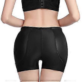 Hourglass Hips, Womens Hip Pads Enhancer For Push-up Hip And Butt Panty M Black