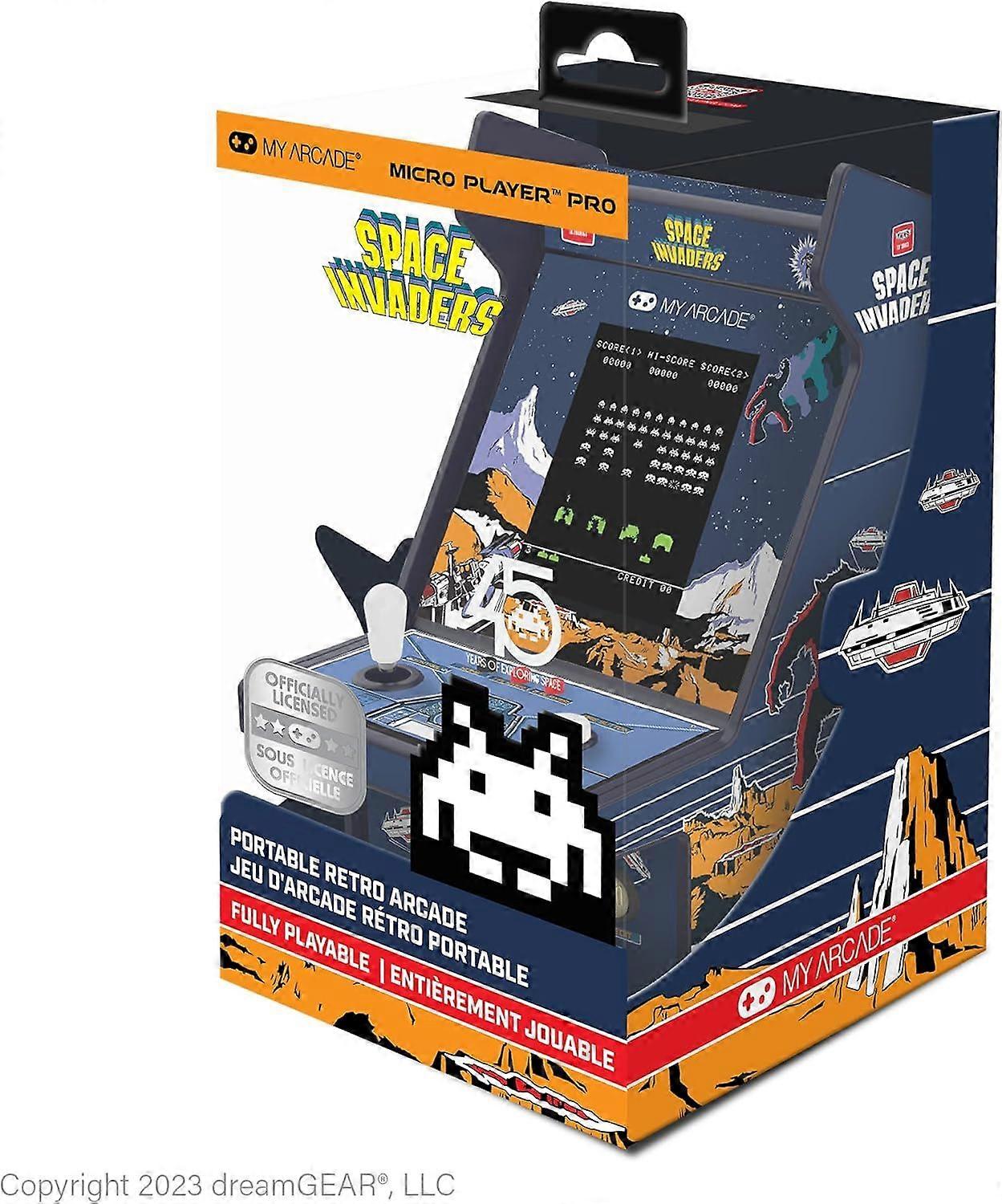 私のアーケード - マイクロプレーヤープロスペースインベーダーレトロ