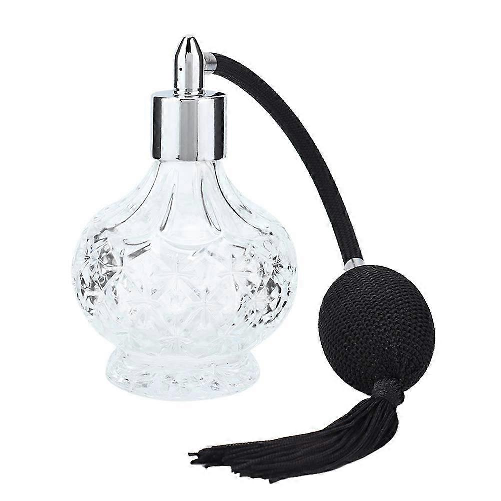 1 Bottle Mini Retro Glass Perfume Bottle for Makeup Water 80ml