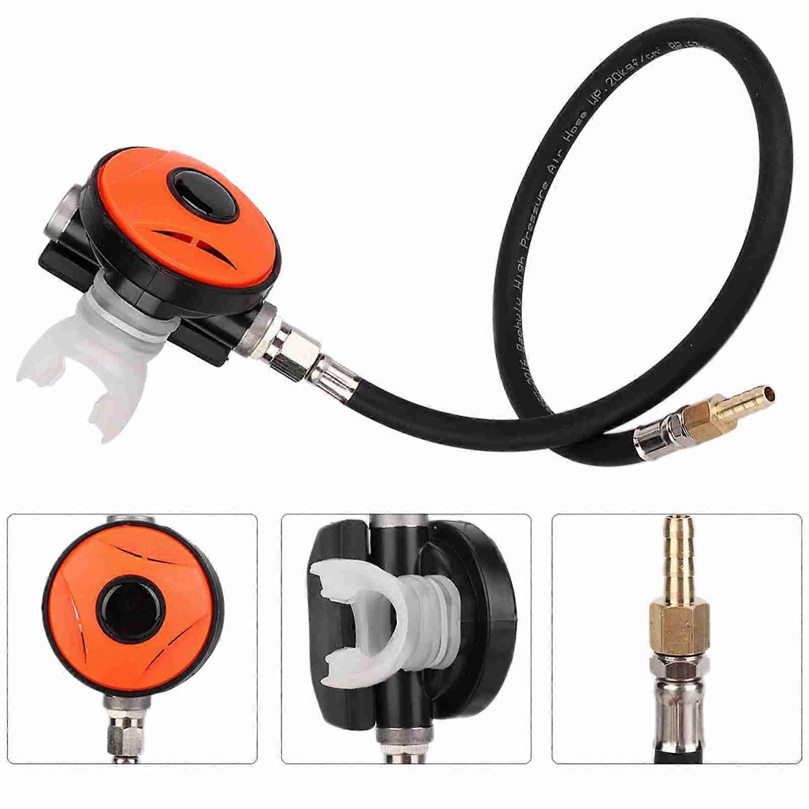 Scuba Dive Snorkel 2nd Stage Regulator Explorer with Mouthpiece Diving Equipment Accessory Divcing Regulator