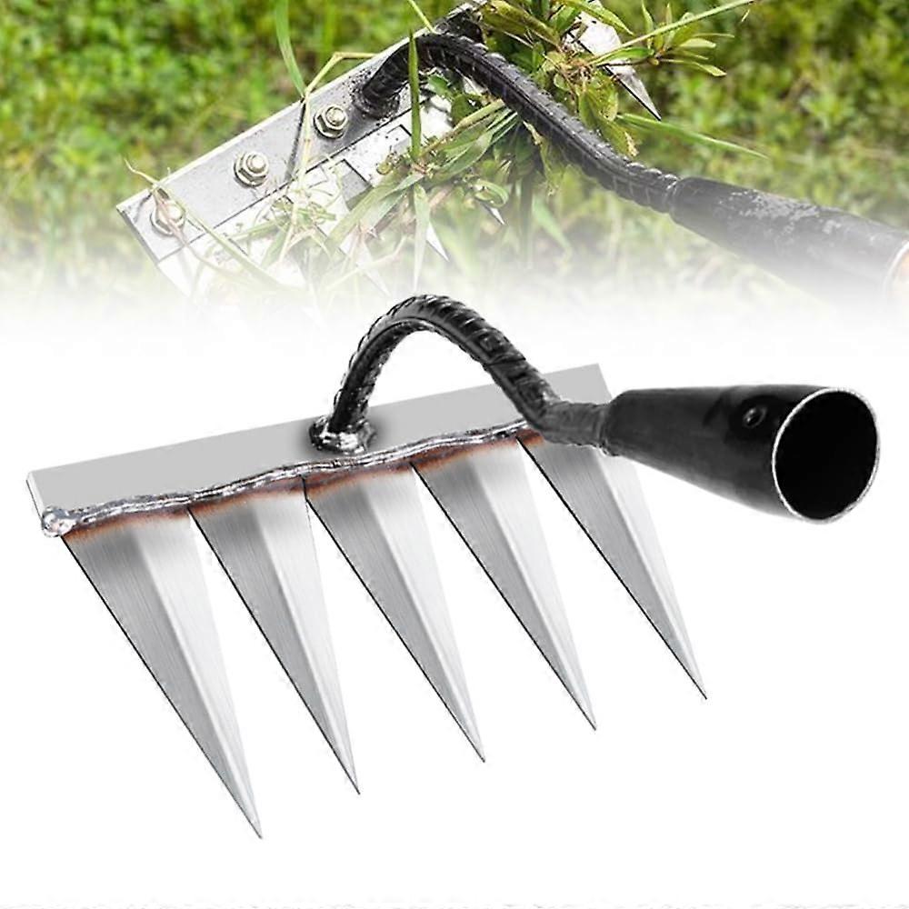 Detachable Gardening Hand Weeder Tool 2025 Upgraded Handle 5/6/7 Steel Manual Weeder Claw 5 Teeth Uproot Tool For Yard